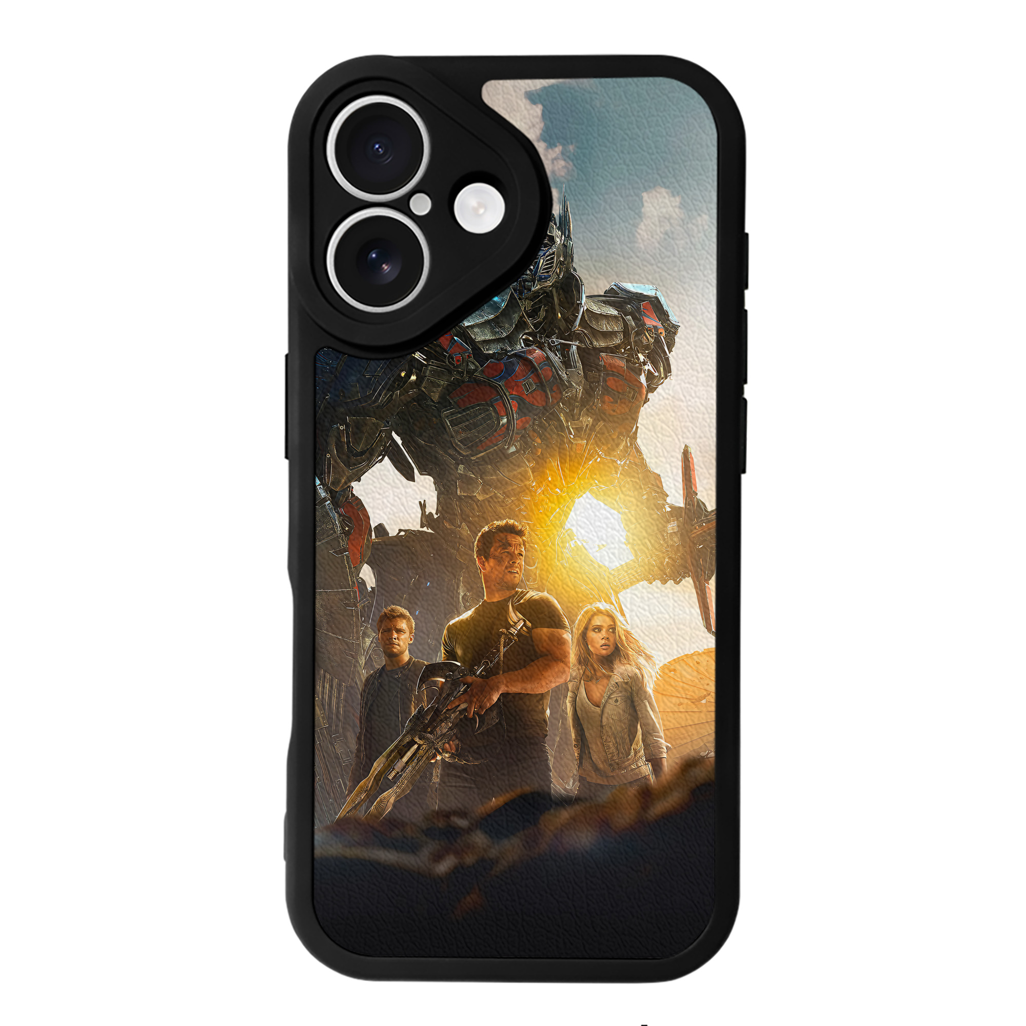 （画像用） Transformers トランスフォーマー 【iPhone 16シリーズ対応】シリコンスマホケース（レザー調） 材質：シリコン
